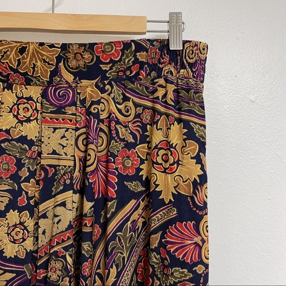 Vintage retro floral skirt - Picture 4 of 10